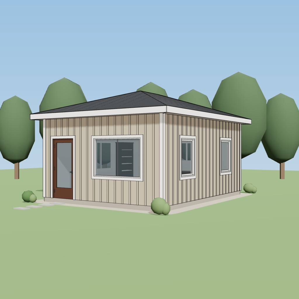 16x20 Hip-Roof Office Studio